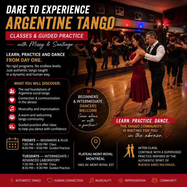 Tango Lessons: Dare to Experience Argentine Tango