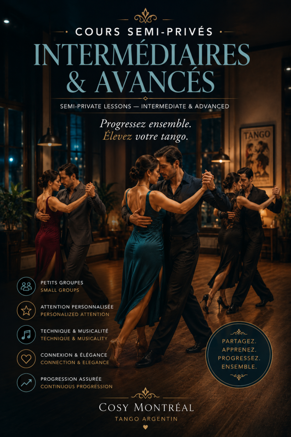 Cours Semi-Privés — Intermédiaires & Avancés