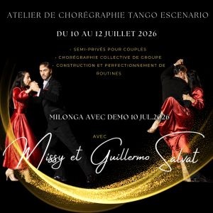 GRANDE SEMAINE TANGO AVEC GUILLERMO SALVAT & MISSY